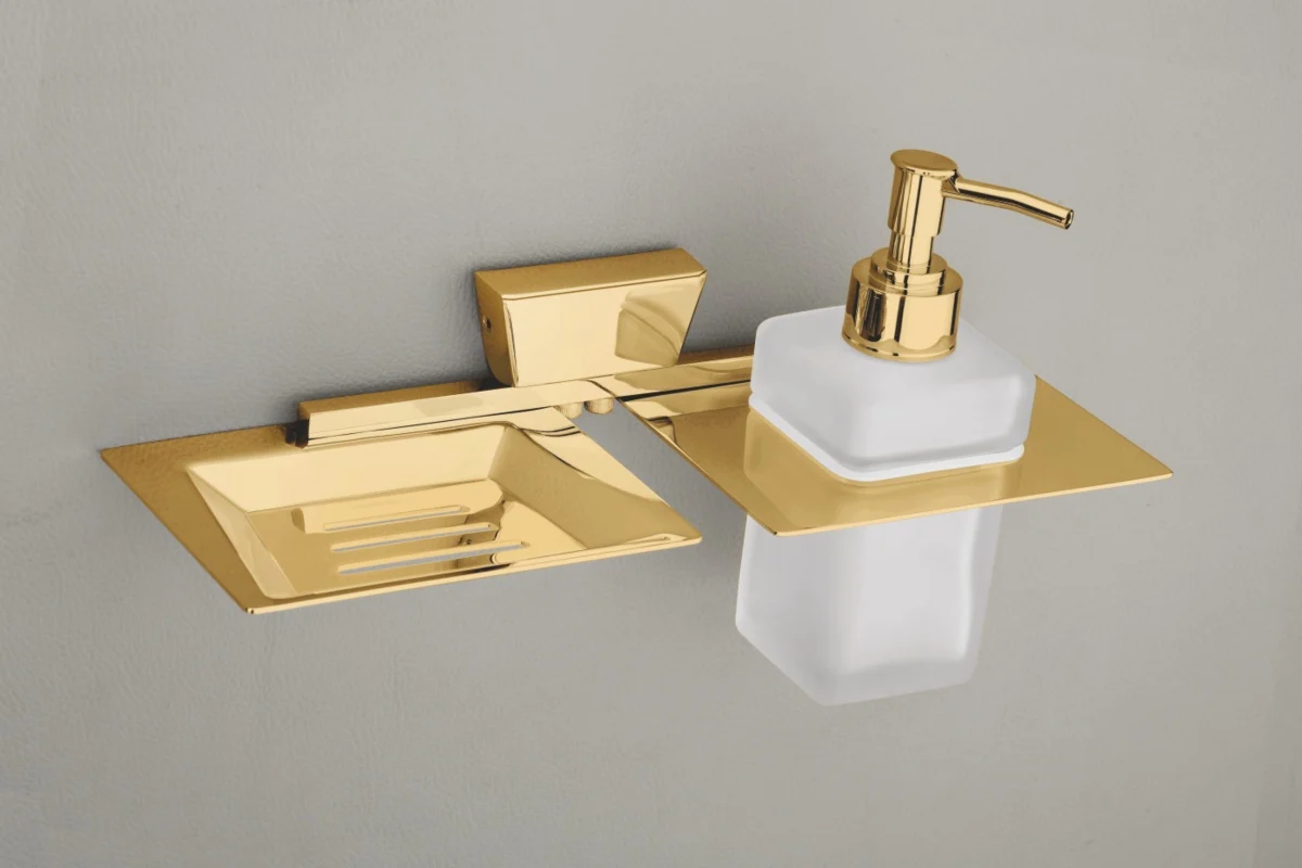 No. 051 Soap Dish with Liquid Dispenser