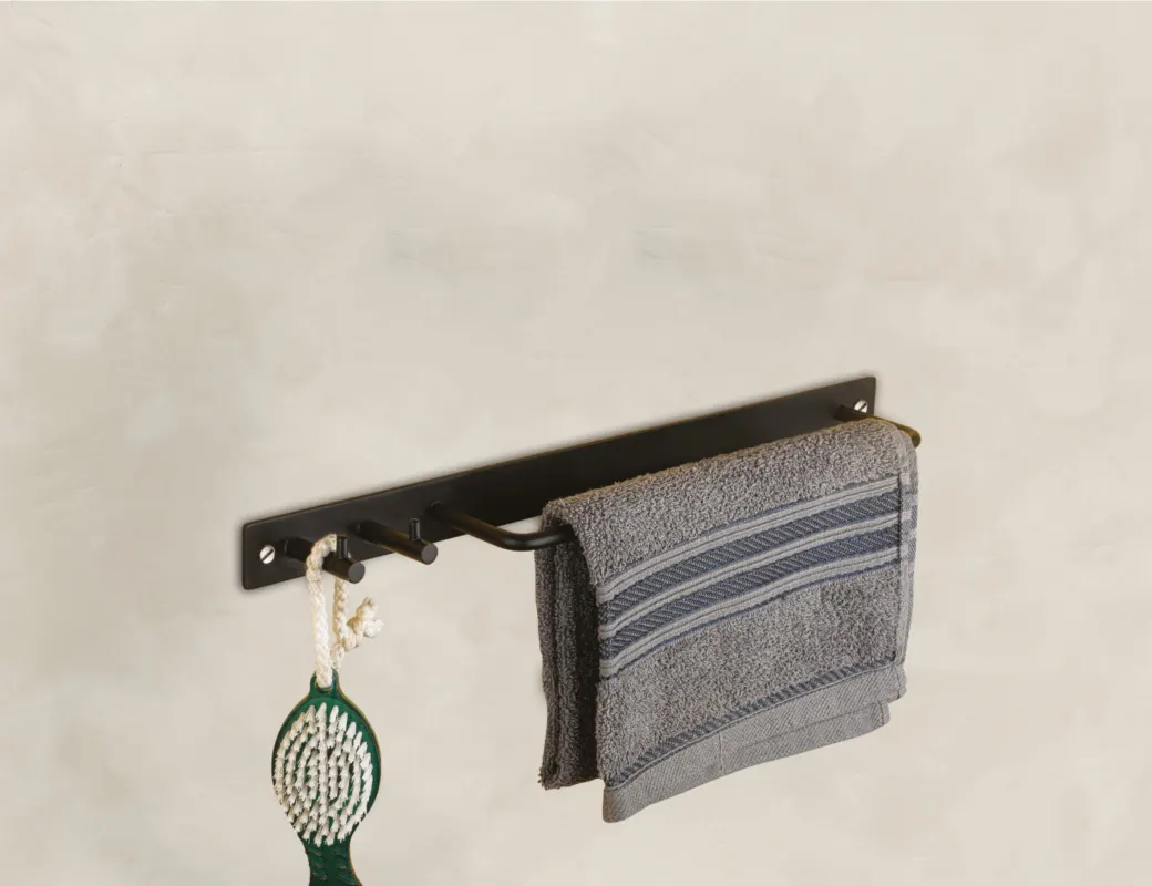 No. 2314 Towel Stand Hook Black